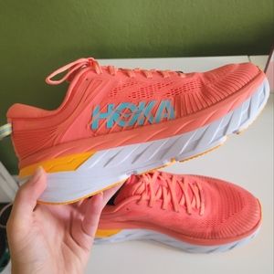 Hoka One One Women’s Bondi 7 Camellia/Coastal Shade Size 9.0